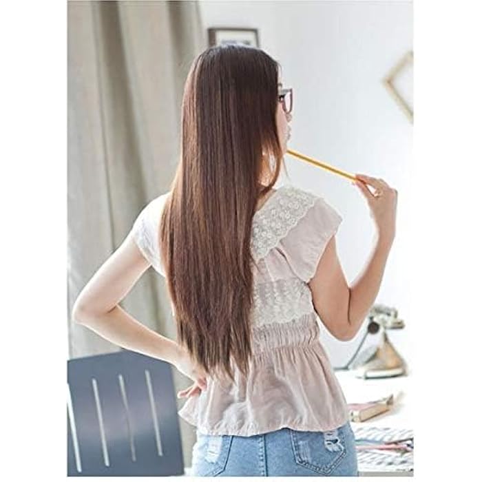 DILLARDS 60Cm Light Brown One Piece Straight Fiber Hair Extension - Image 5